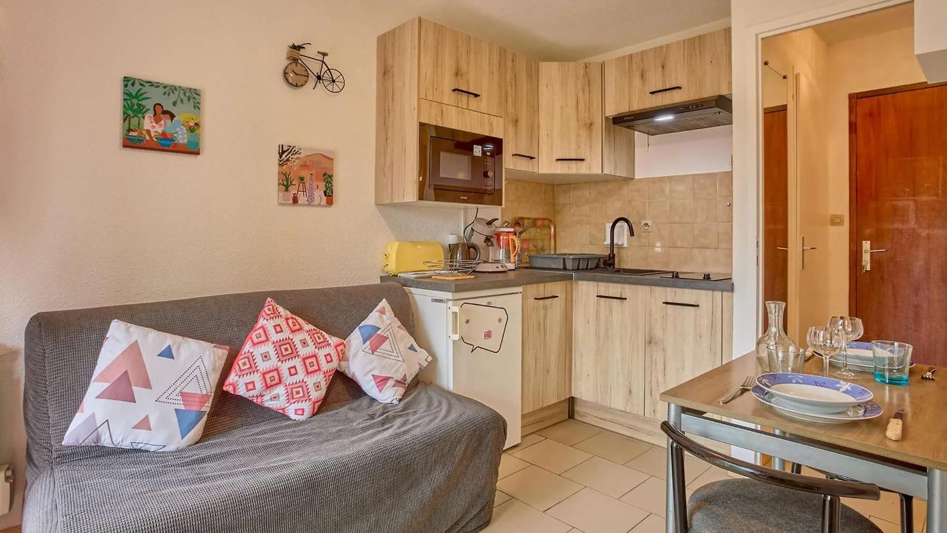 Apartamento T1 Bis Lumineux Pour 2, Terrasse Ensoleillee, Parking, Wifi - Fr-1-841-26 Barbotan-les-Thermes 0*,  Francia
