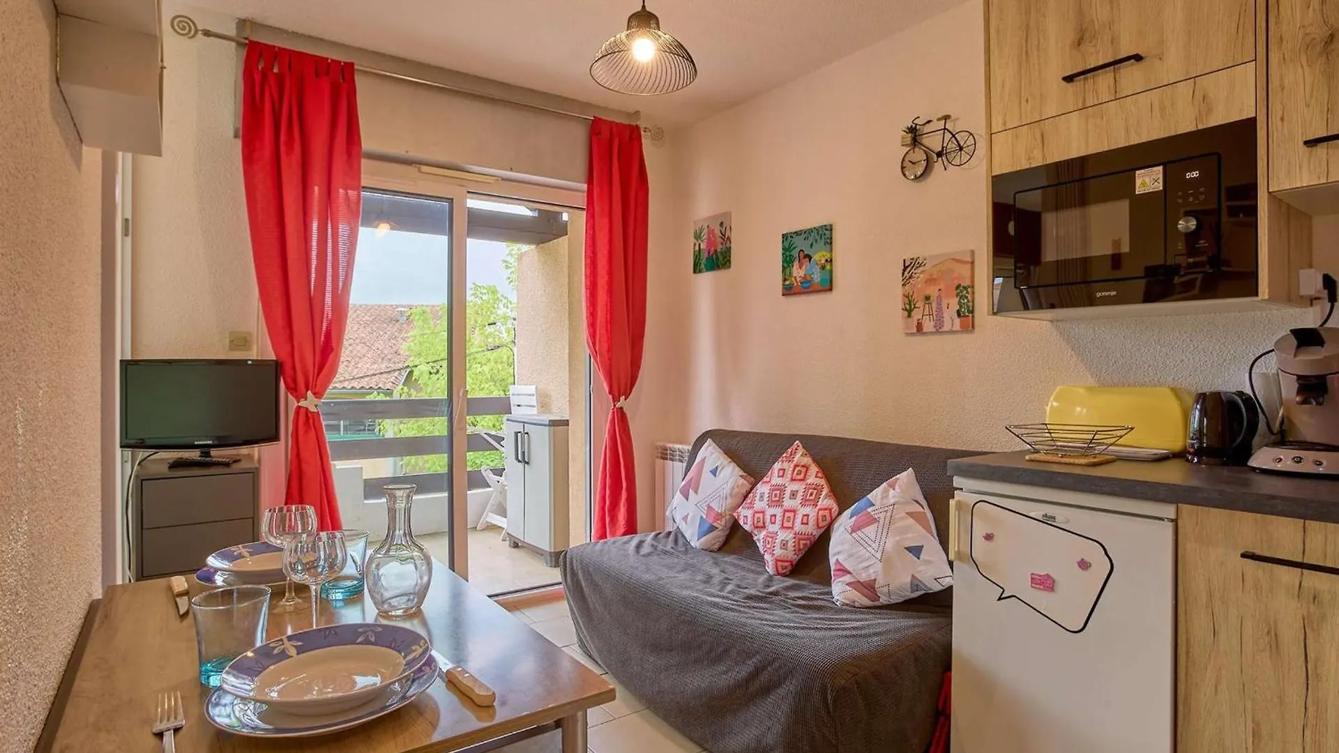 Apartamento T1 Bis Lumineux Pour 2, Terrasse Ensoleillee, Parking, Wifi - Fr-1-841-26 Barbotan-les-Thermes Francia